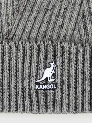 Шерстяная шапка Kangol серая