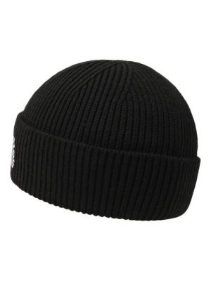 Шерстяная шапка Versace черная