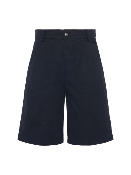 Bomuld cargo shorts Bottega Veneta blå