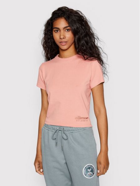 T-shirt Ellesse, różowy