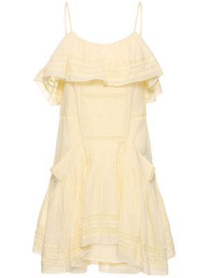 Μini φόρεμα Marant Etoile κίτρινο
