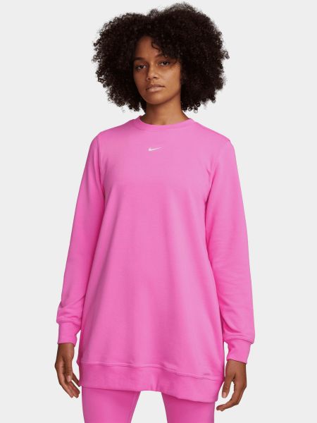 Бавовняний світшот Nike рожевий