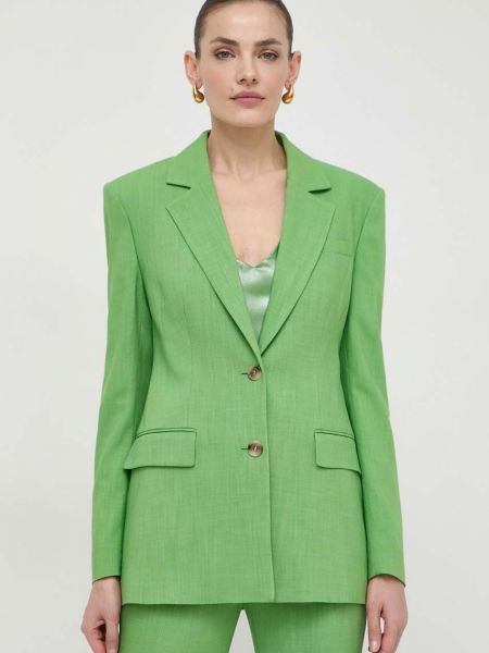 Зелений однотонний піджак Boss