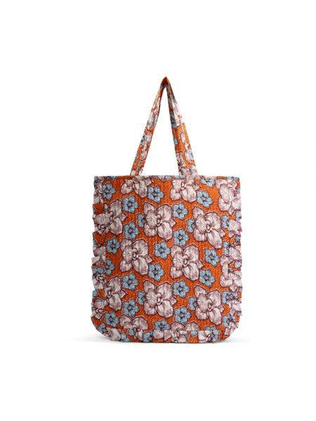 Shopper handtasche mit taschen Rough Studios orange