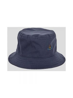 Sombrero de algodón Vivienne Westwood azul