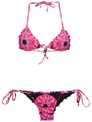 Bikini s printom Amir Slama ružičasta