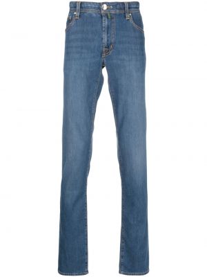 Priliehavé džínsy s rovným strihom Sartoria Tramarossa modrá