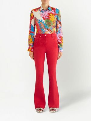 Straight jeans Etro rot