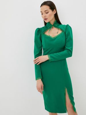 Платье-карандаш Goldrai зеленое