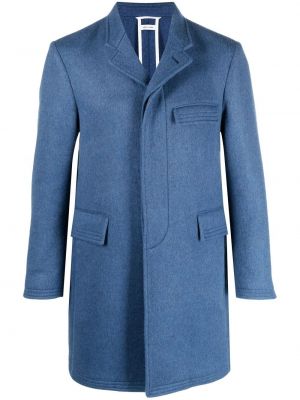 Manteau à simple boutonnage Thom Browne bleu