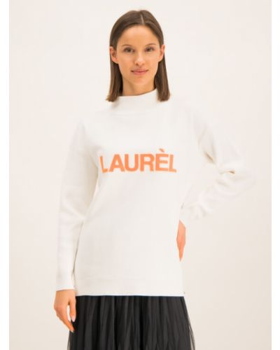 Laurèl Pulóver 22044 Fehér Regular Fit Laurèl