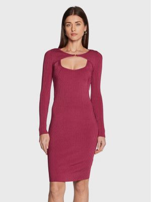 Robe slim en tricot Marciano Guess rose