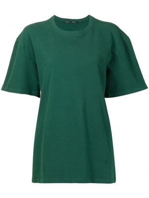 Camiseta de cuello redondo Proenza Schouler verde
