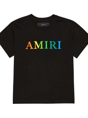 Bomull t-skjorte for jenter Amiri Kids svart