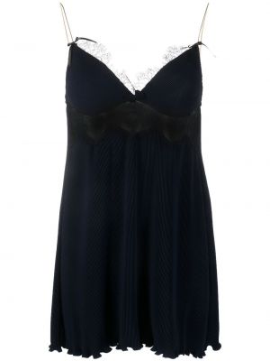 Коктейлна рокля с дантела синьо Dsquared2