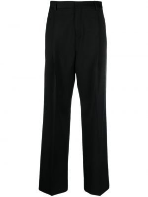 Pantaloni cu picior drept plisate Briglia 1949 negru