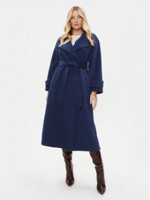 Manteau en laine Luisa Spagnoli bleu