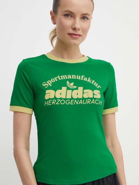 Majica kratki rukavi Adidas Originals zelena
