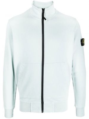 Tröja med dragkedja Stone Island blå