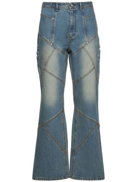 Jeans bootcut en coton large Andersson Bell bleu