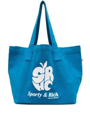 Shopper handtasche mit print Sporty & Rich
