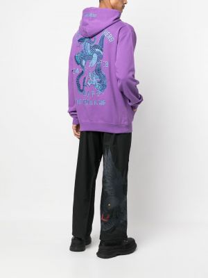 Džemperis su gobtuvu Maharishi violetinė