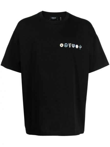 Bavlnené tričko s potlačou Five Cm čierna