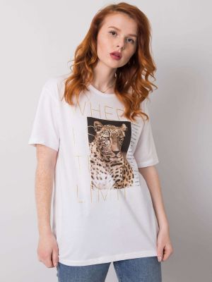 Majica s potiskom z živalskim vzorcem Fashionhunters