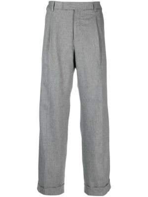 Pantaloni con piume Pt Torino grigio