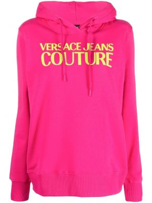 Mikina s kapucňou s potlačou Versace Jeans Couture