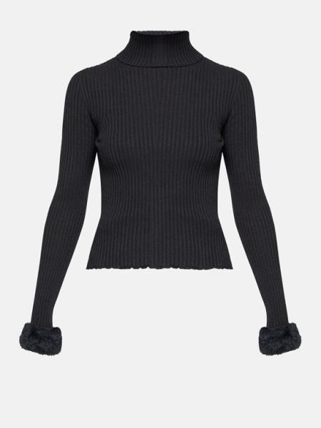 Пуловер с высоким воротником Blugirl Blumarine черный