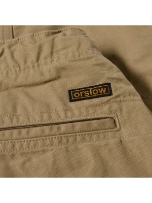 Pantalones rectos Orslow beige