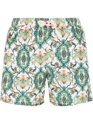 Elegant trykt shorts Mc2 Saint Barth hvit