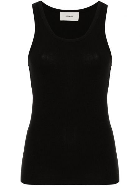 Tanktop med broderier Coperni sort