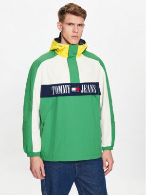 Relaxed дънково яке Tommy Jeans зелено