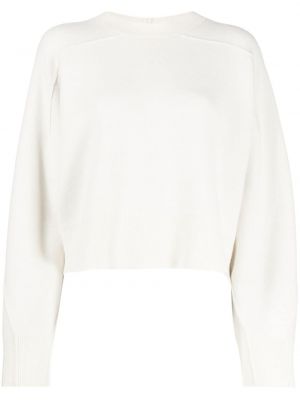 Biały sweter z okrągłym dekoltem Rag & Bone