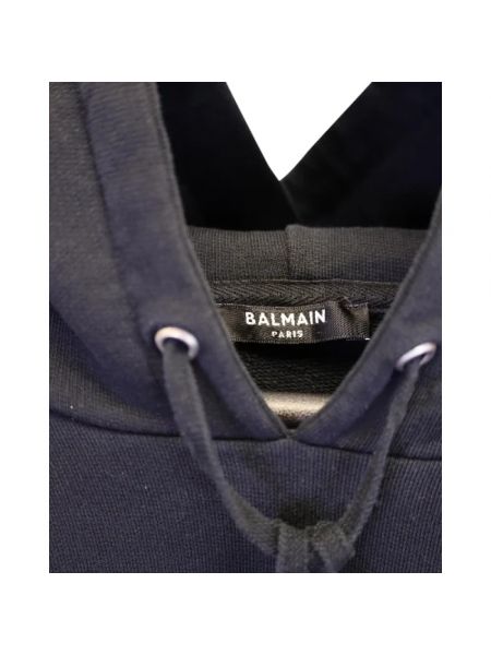 Bluza bawełniana Balmain Pre-owned czarna