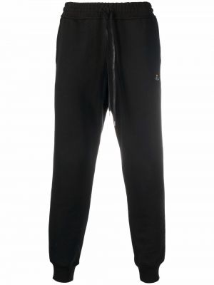Pantaloni sport din bumbac Vivienne Westwood negru