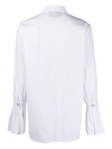 Košile s knoflíky Philipp Plein bílá