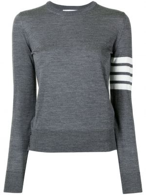 Maglione a righe Thom Browne grigio