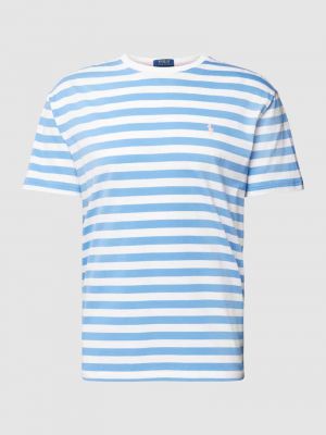 Koszulka w paski Polo Ralph Lauren niebieska