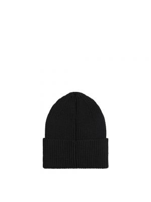 Dzianinowa czapka bawełniana Calvin Klein czarna
