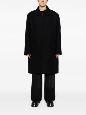 Manteau en coton Rick Owens noir