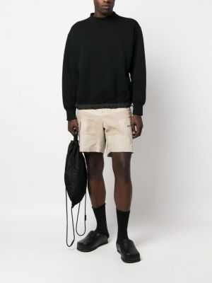Sweatshirt mit rundem ausschnitt Sacai schwarz