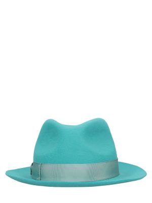 Plstěný klobouk Borsalino modrý