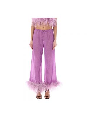 Pantalon à plumes Oséree violet