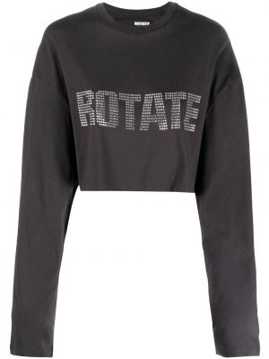 Sweatshirt mit print Rotate grau