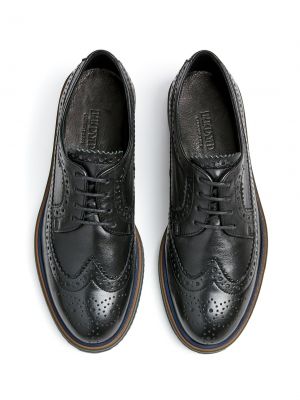 Chaussures de ville à lacets à motif mélangé Lloyd noir