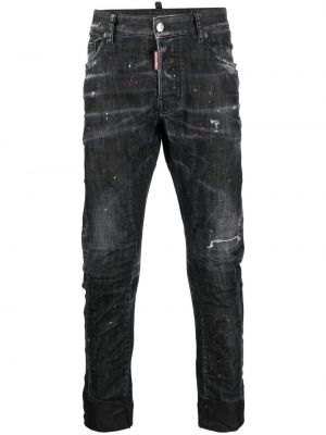 Jeans med normal passform Dsquared2 svart