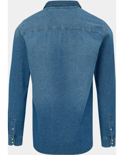 Slim fit džínová košile Jack&jones modrá
